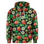 Strawberries Pattern Men s Overhead Hoodie