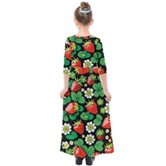 Kids  Quarter Sleeve Maxi Dress 