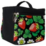 Strawberries Pattern Make Up Travel Bag (Big)