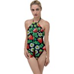 Strawberries Pattern Go with the Flow One Piece Swimsuit