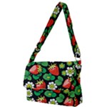 Strawberries Pattern Full Print Messenger Bag (S)