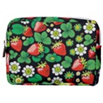 Strawberries Pattern Make Up Pouch (Medium)