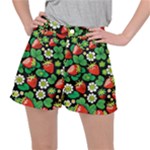 Strawberries Pattern Women s Ripstop Shorts