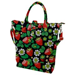 Buckle Top Tote Bag 