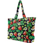 Strawberries Pattern Simple Shoulder Bag