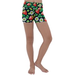 Kids  Lightweight Velour Yoga Shorts 