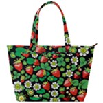 Strawberries Pattern Back Pocket Shoulder Bag 