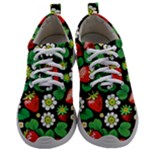 Strawberries Pattern Mens Athletic Shoes