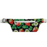 Strawberries Pattern Active Waist Bag