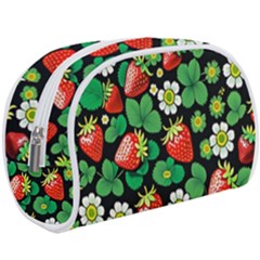 Strawberries Pattern Make Up Case (Large) from ArtsNow.com