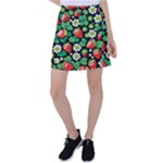 Strawberries Pattern Tennis Skirt