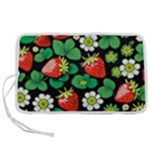 Strawberries Pattern Pen Storage Case (M)