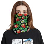 Strawberries Pattern Face Covering Bandana (Two Sides)