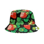 Strawberries Pattern Bucket Hat