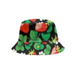 Strawberries Pattern Bucket Hat (Kids)