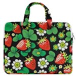 Strawberries Pattern MacBook Pro 13  Double Pocket Laptop Bag