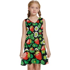 Kids  Sleeveless Tiered Mini Dress 