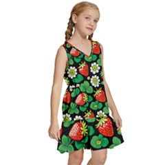 Kids  Sleeveless Tiered Mini Dress 