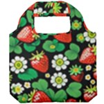 Strawberries Pattern Foldable Grocery Recycle Bag