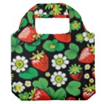 Strawberries Pattern Premium Foldable Grocery Recycle Bag