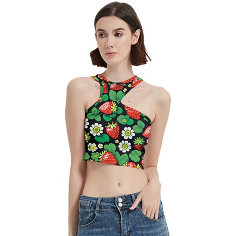 Strawberries Pattern Cut Out Top from ArtsNow.com