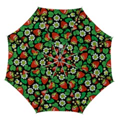 Strawberries Pattern Automatic Folding Umbrella with Case (Medium) from ArtsNow.com