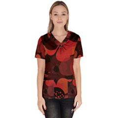 Women s V-Neck Scrub Top 