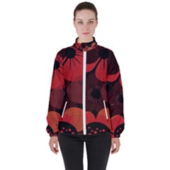 Women s High Neck Windbreaker 