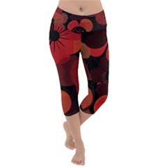 Lightweight Velour Capri Yoga Leggings 