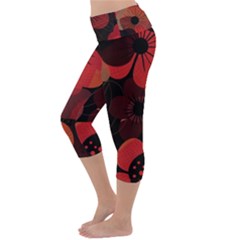 Lightweight Velour Capri Yoga Leggings 