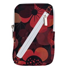 Flower Floral Flora Nature Pattern Background Backdrop Belt Pouch Bag (Large) from ArtsNow.com