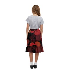 Kids  Ruffle Flared Wrap Midi Skirt 