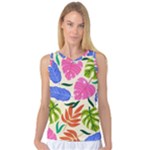 Tropical Sheets Summer Beach Women s Basketball Tank Top