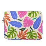 Tropical Sheets Summer Beach 14  Vertical Laptop Sleeve Case With Pocket