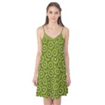 Kiwi Fruit Pattern Green Background Camis Nightgown 