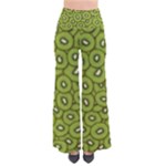 Kiwi Fruit Pattern Green Background So Vintage Palazzo Pants