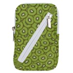 Kiwi Fruit Pattern Green Background Belt Pouch Bag (Small)