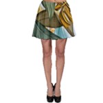 Monstera Palm Leaves Plants Skater Skirt