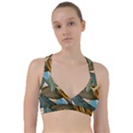 Monstera Palm Leaves Plants Sweetheart Sports Bra