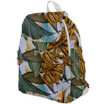 Monstera Palm Leaves Plants Top Flap Backpack