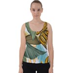 Monstera Palm Leaves Plants Velvet Tank Top