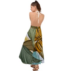 Backless Maxi Beach Dress 