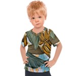 Monstera Palm Leaves Plants Kids  Sports T-Shirt