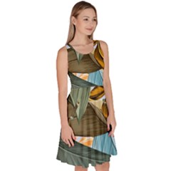 Knee Length Skater Dress With Pockets 