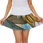 Monstera Palm Leaves Plants Women s Skort