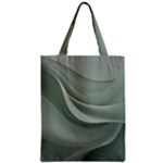 Silky Sage Abstract Elegant Print Design Zipper Classic Tote Bag