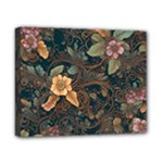 Floral Seamless Pattern Decorative Canvas 10  x 8  (Stretched)