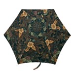 Floral Seamless Pattern Decorative Mini Folding Umbrellas