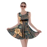 Floral Seamless Pattern Decorative Skater Dress