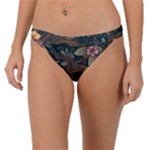 Floral Seamless Pattern Decorative Band Bikini Bottoms